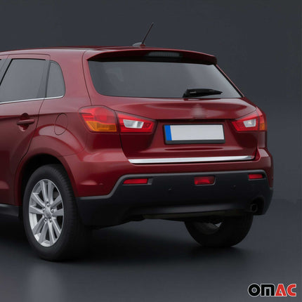 Kofferraumleiste Heckleiste für Mitsubishi ASX 2010-2023 Untere Chrom Edelstahl