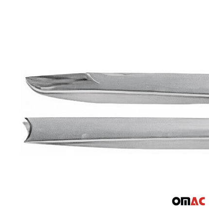 Kühlergrill Leisten Grillleisten für Hyundai Getz 2002-2011 Edelstahl Chrom 2x