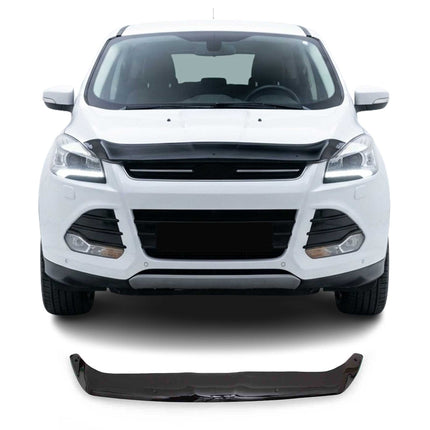 Motorhaube Deflektor Insekten Steinschlagschutz für Ford Kuga I 2008-12 Schwarz