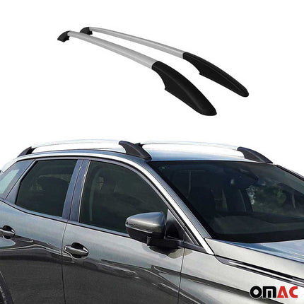 Dachreling Dachgepäckträger Relingträger für Ford Kuga II 2012-19 Alu Silber 2x