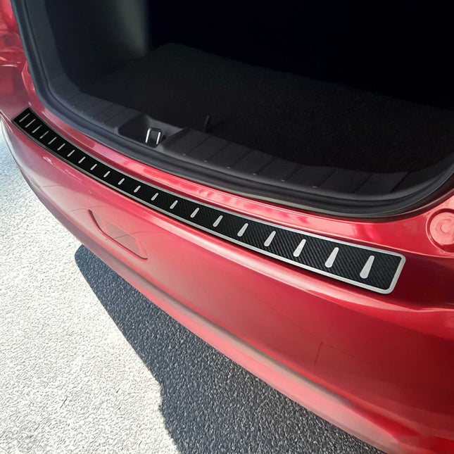 Ladekantenschutz Stoßstange für Mitsubishi ASX I 2010-2023 Chrom carbon foliert