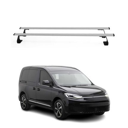 Dachträger Grundtäger für VW T7 Multivan 2021-2026 75kg Stahl Silber 2 tlg