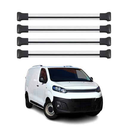 Dachträger Grundtäger für Citroen Jumpy / SpaceTourer 2016-2026 Alu Silber 4x