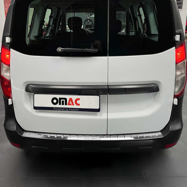Ladekantenschutz Stoßstangenschutz für Dacia Dokker 2012-2022 Edelstahl Chrom