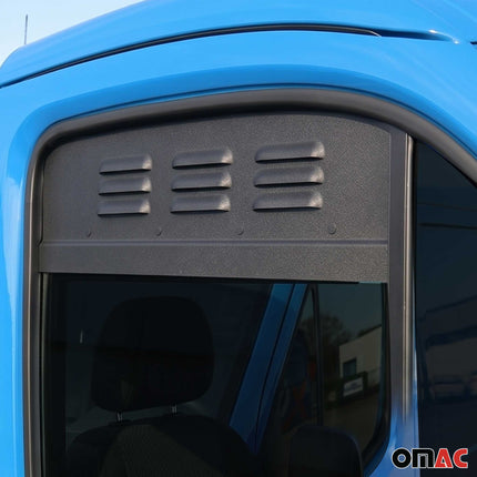 Lüftungsgitter Be & Entlüftung für Peugeot Boxer 2006-2021 Aluminium Schwarz 2x