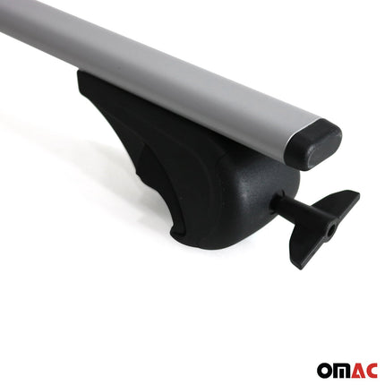 Dachträger Grundtäger für VW Caddy 2004-2020 75kg Metall Silber 2 tlg