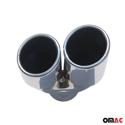 Auspuffblende Endrohr Auspuff Blende 1 Teilig Chrom Edelstahl Rechts oder Links