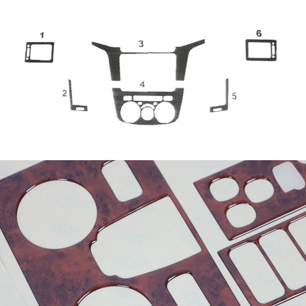 Innenraum Dekor Cockpit für Toyota Hilux 2005-2011 Pre-FL Wurzelholz Optik 6tlg