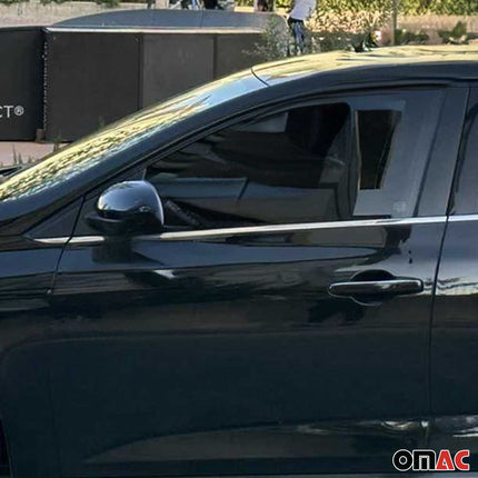 Fensterleisten Zierleisten für Renault Megane IV Schrägheck 2016-2022 Chrom 6tlg