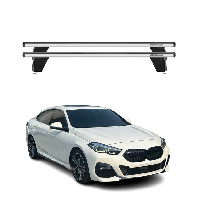 Menabo Dachträger Grundträger für BMW 2 Gran Coupe F44 2019-2024 ABE Alu Grau