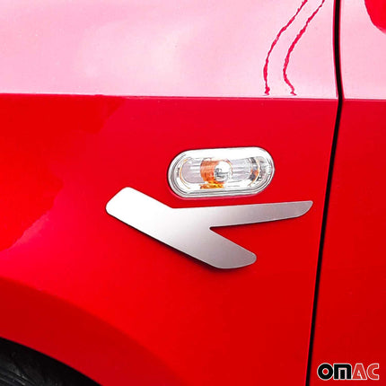 Seitenleiste Seitendekor Autodecor für Seat Leon 3 2012-2020 Edelstahl Chrom 2x