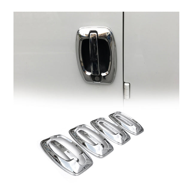 Türgriff Blende Türgriffkappen für Citroen Jumper 2006-2022 Chrom ABS Silber 8x