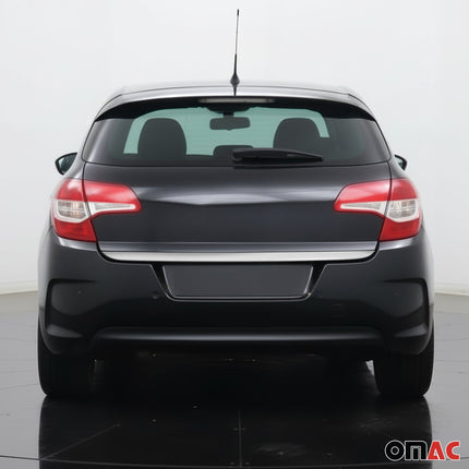 Kofferraumleiste Heckleiste für Citroen C4 2010-2018 Untere Chrom Edelstahl