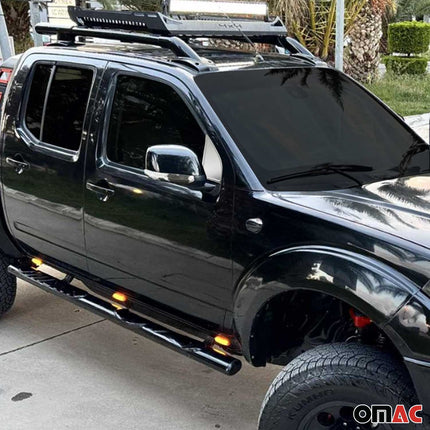 Fensterdreieck Fensterleisten für Nissan Navara D40 2005-2015 Edelstahl Chrom 2x