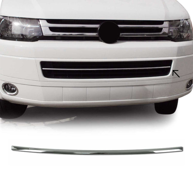 Kühlergrill Leisten Grillleisten für VW Caravelle T5 2010-2015 Edelstahl Chrom