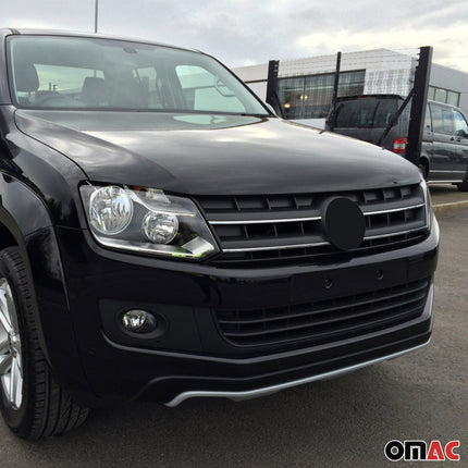 Kühlergrill Leisten Grillleisten für VW Amarok 2010-2016 Edelstahl Chrom 4tlg