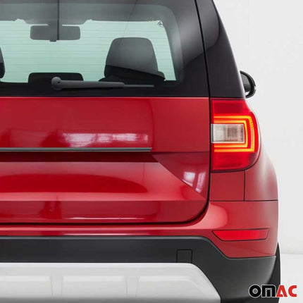 Heckklappe Kofferraumöffner für Skoda Yeti 2009-13 Pre-FL Edelstahl Dunkel Chrom