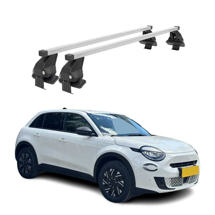 Menabo Dachträger Grundträger für Fiat 600E/600 2023-2026 Stahl Grau 2tlg