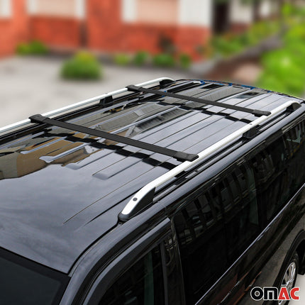 Dachträger Grundtäger für Hyundai Santa Fe 2000-2006 75kg Alu Schwarz 2 tlg