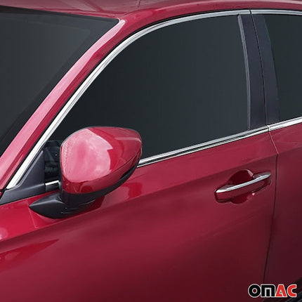 Fensterleisten Zierleisten für Honda Civic Stufenheck 2022-2026 Edelstahl 6tlg
