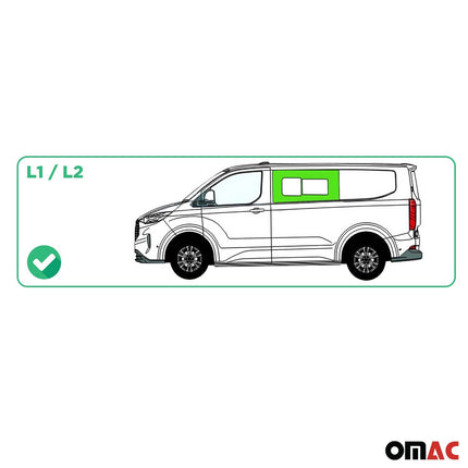 Seitenfenster Schiebetür  für Ford Transit Custom V710 2023-26 Vorne Links L1 L2