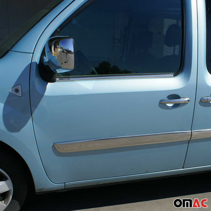Fensterleisten Zierleisten für Mercedes Citan W415 2012-2021 Edelstahl Chrom 2x