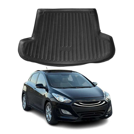 Kofferraumwanne Laderaumwanne für Hyundai i30 Kombi 2012-2016 Gummi TPE Schwarz