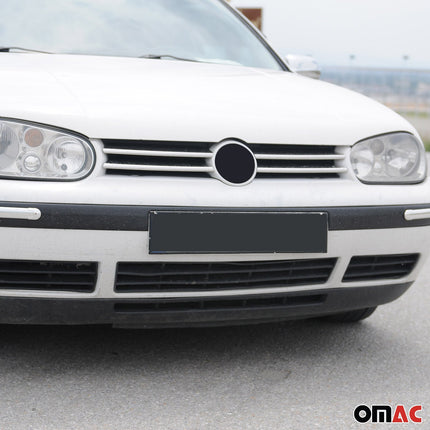 Kühlergrill Leisten Grillleisten für VW Golf 1997-2003 Edelstahl Chrom 4tlg