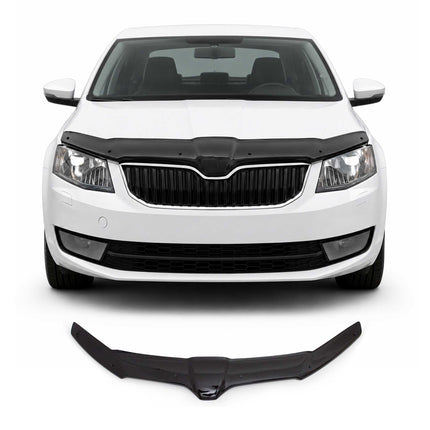 Motorhaube Deflektor Insekten Steinschlagschutz für Skoda Octavia 2012-19 Dunkel