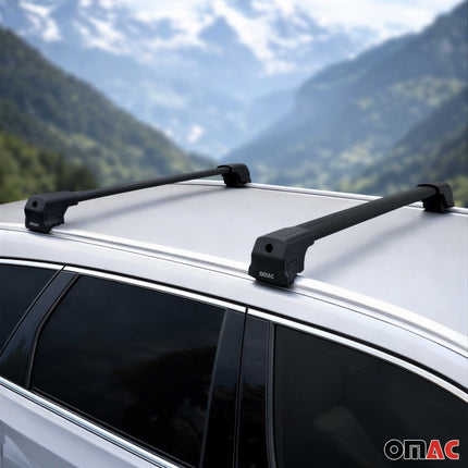 Dachträger Grundtäger für Ford Focus IV Active 2018-2025 75kg Alu Schwarz 2 tlg