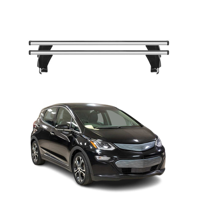 Menabo Dachträger Grundtäger für Chevrolet Bolt 2016-2024 50kg Alu Silber 2 tlg