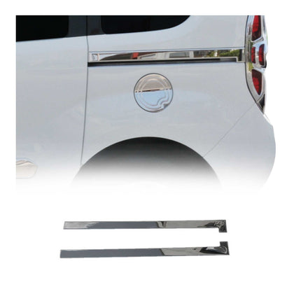 Seitentürleiste Türleisten Türschutzleiste für Opel Combo D 2012-2019 Chrom 2x