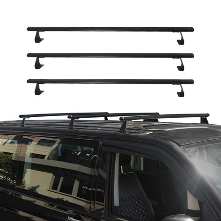 Dachträger Grundtäger für Mercedes Citan W420 2021-2026 75kg Alu Schwarz 3 tlg