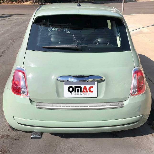 Ladekantenschutz Stoßstange für Fiat 500 / 500C 2007-2024 Chrom gebürstet B-ware