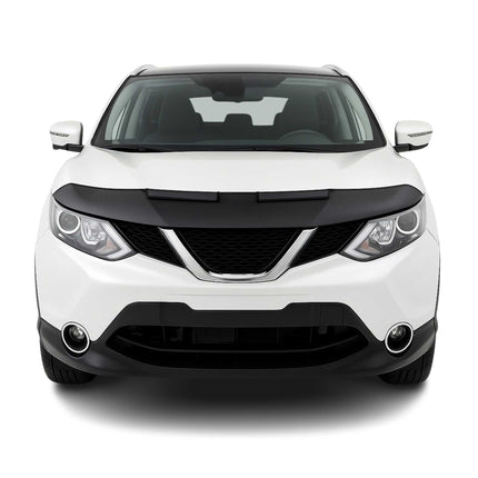 Haubenbra Steinschlagschutz für Nissan Qashqai J11 2014-2021 Schwarz Halb