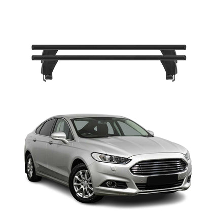 Menabo Dachträger für Ford Mondeo Stufenheck Liftback 2014-2022 50kg Alu Schwarz