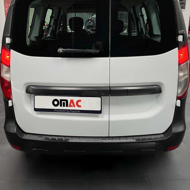 Ladekantenschutz Stoßstange für Dacia Dokker 2012-2022 Edelstahl Dunkel Chrom
