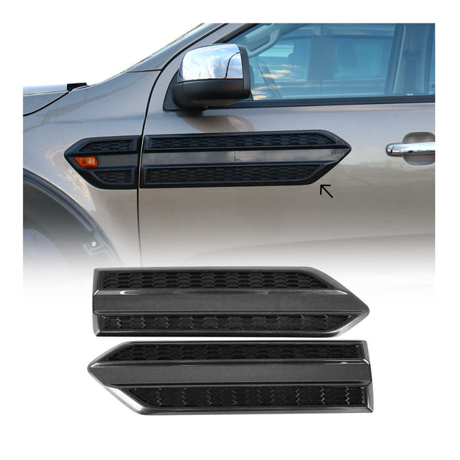 Seitentürleiste Türschutzleiste für Mitsubishi L200 2019-2023 ABS Schwarz 2x