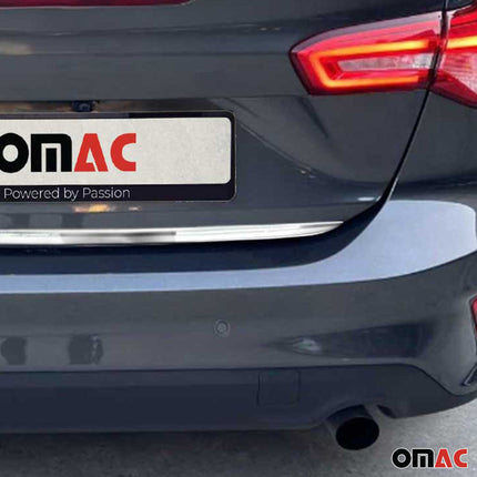 Kofferraumleiste Heckleiste für Ford Focus 2018-2021 Untere Chrom Edelstahl