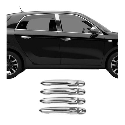Chrom Türgriff Blende für Renault Fluence / Laguna 4Tür 1L Edelstahl 8tlg