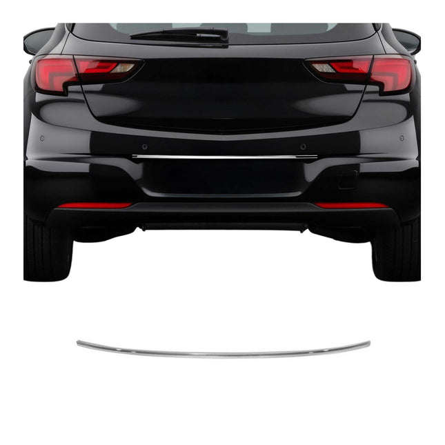 Heckleiste Stoßstangen Leiste für Opel Astra K 2015-2021 Untere Edelstahl Chrom