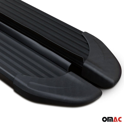 Schweller Trittbretter Schweller für Mercedes M Klasse W164 2006-11 Alu Schwarz