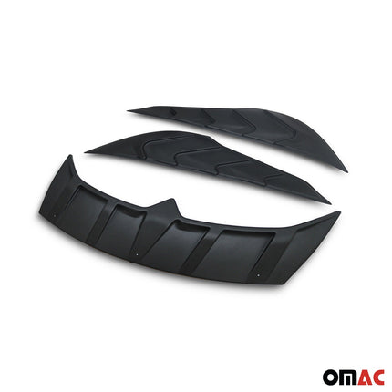 Heckspoiler Heckflügel Hecklippe für Mitsubishi L200 2019-2026 ABS Schwarz 3tlg