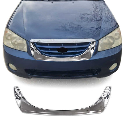 Kühlergrill Leisten Grillleisten für Kia Cerato 2004-2006 ABS Chrome 1tlg