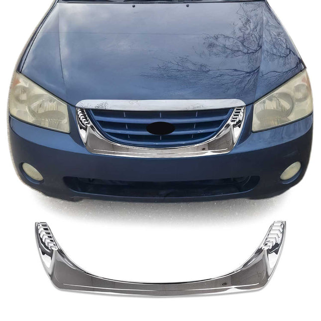 Kühlergrill Leisten Grillleisten für Kia Cerato 2004-2006 ABS Chrome 1tlg