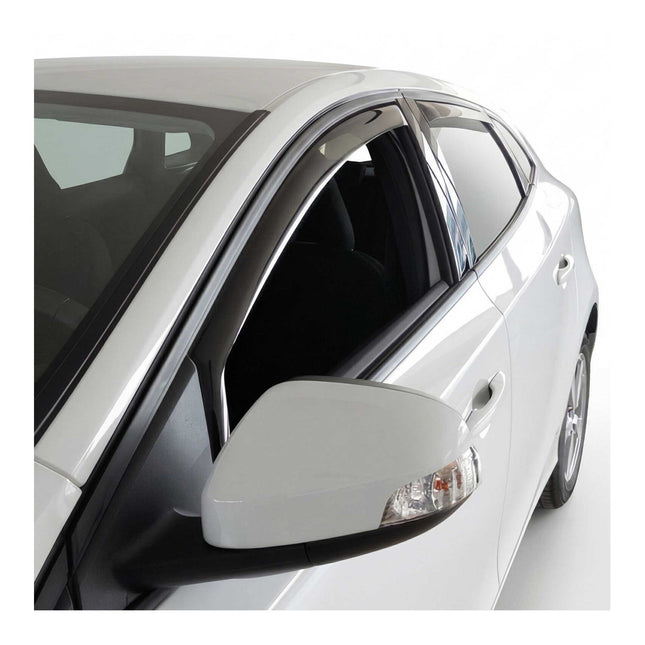 Windabweiser Regenabweiser für Volvo V40 2012-2019 Dunkel Acryl 4tlg