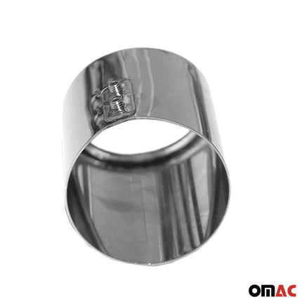 Auspuffblende Endrohr für Dacia Sandero 2008-2026 Edelstahl Chrom 60mm 1tlg