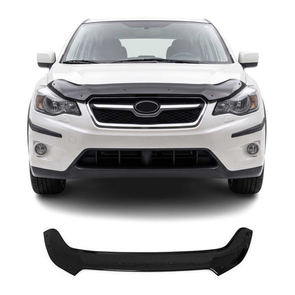 Motorhaube Deflektor Insekten Steinschlagschutz für Subaru XV 2011-2018 Dunkel