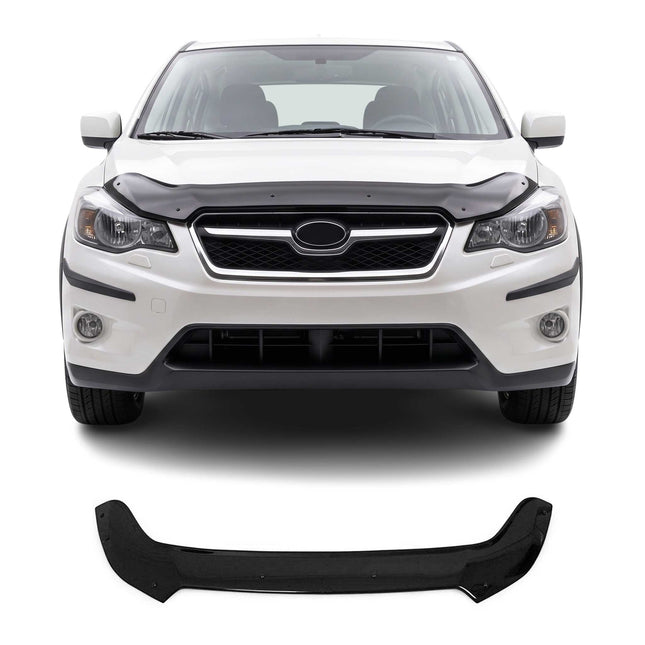 Motorhaube Deflektor Insekten Steinschlagschutz für Subaru XV 2011-2018 Dunkel