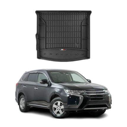 OMAC Gummi Kofferraumwanne für Mitsubishi Outlander PHEV 2013-2021 TPE Schwarz
